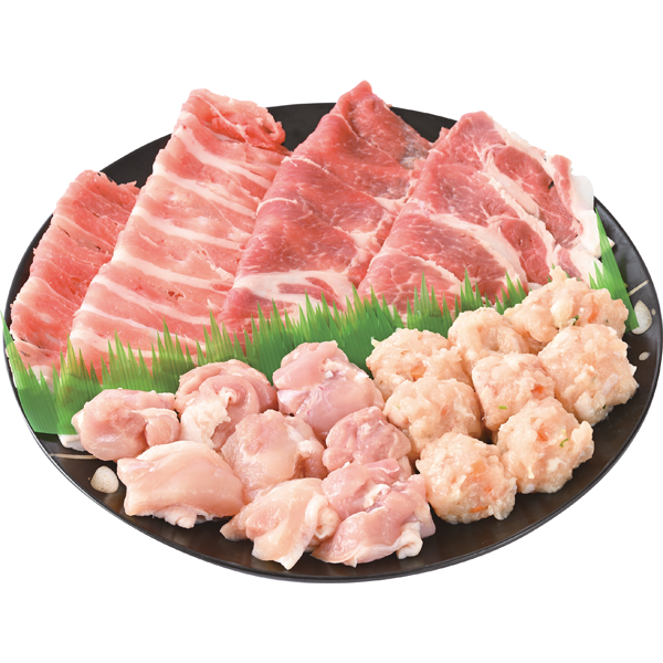 国産 かごしま黒豚・健美・鴨つくね鍋セット BE-KK