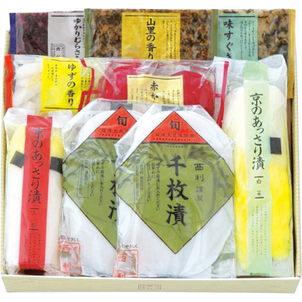 京つけもの西利 千枚漬・京のあっさり漬詰合せ NASW-50