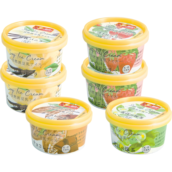 E-WA!自然派豆乳アイスギフト 85ml×6個