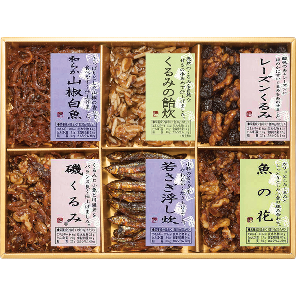 佃の佃煮 木の実と小魚の佃煮詰合せ K30KM