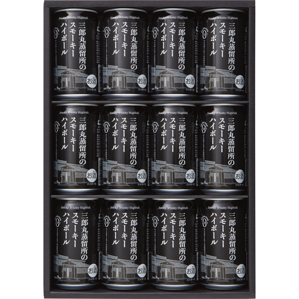 若鶴酒造 三郎丸蒸留所のスモーキーハイボール 12缶セット 350ml×12