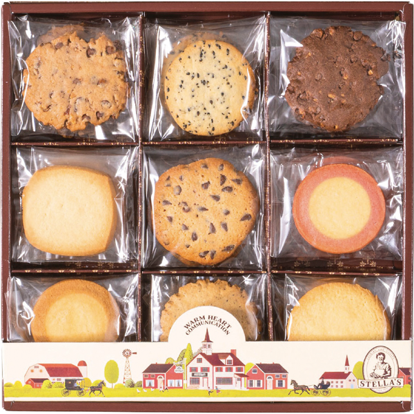 ステラおばさんのクッキー ウォームハート（M) 35枚 E-30