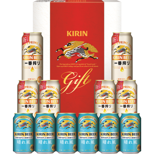 キリン 一番搾り生ビール・キリンビール 晴れ風2種セット K-IH3
