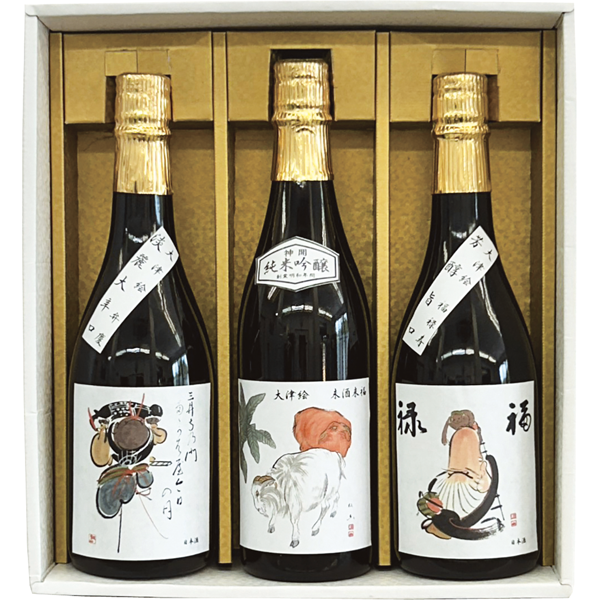 藤本酒造 神開 大津絵詰合 ES-4