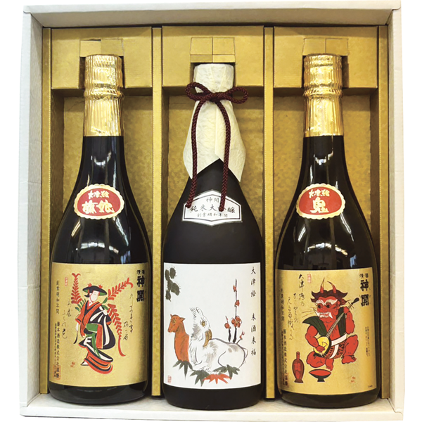 藤本酒造 神開 大津絵詰合 ES-3