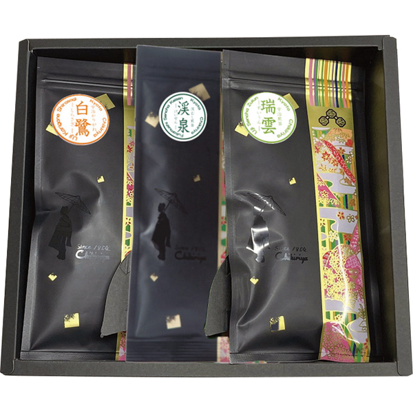 京都ちきりや ちきりや銘茶3本詰合せ