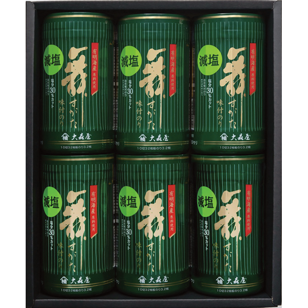 大森屋 舞すがた減塩味付卓上のり詰合せ GA-30G