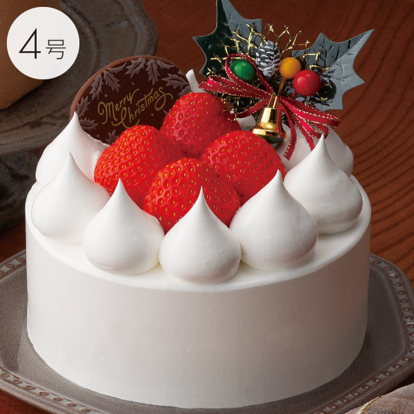 〈平和堂オリジナル〉Xmasあまおう苺スペシャル生デコケーキ　4号