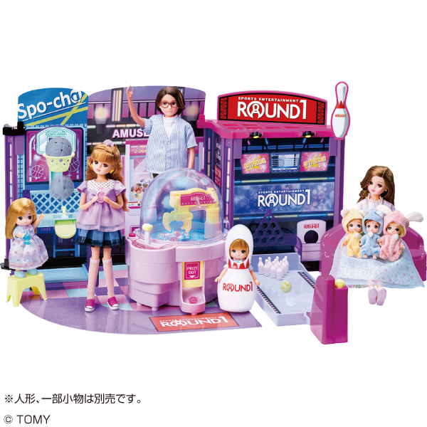 タカラトミー リカちゃん にぎやかイルミクレーンみんなでいこうよラウンドワン