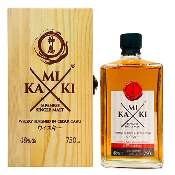 神息シングルモルトウイスキー木箱 ７５０ｍｌ