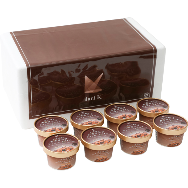 dari Kザクザク食感のカカオニブチョコレートアイス８個セット