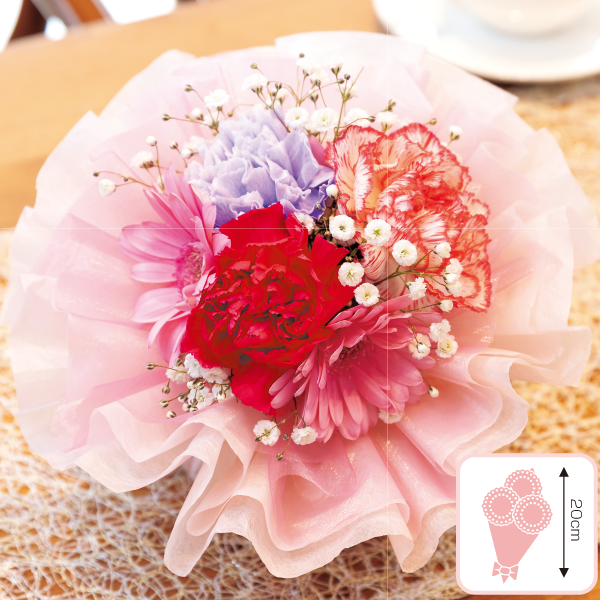 カーネーションスタントブーケ