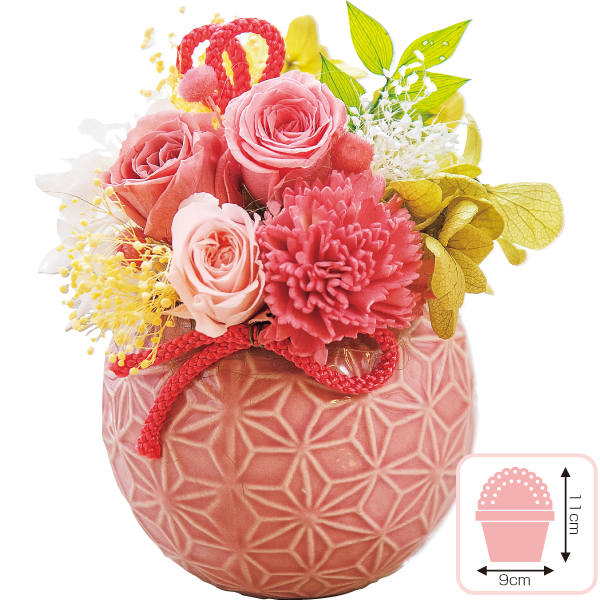 プリザーブドフラワー　花てまり