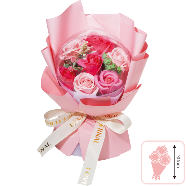 ボールブーケソープフラワー